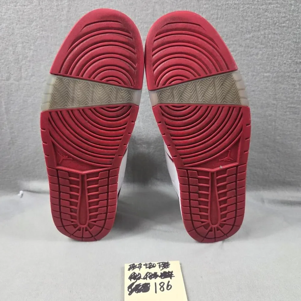 Jordan Men's Red and White Trainers